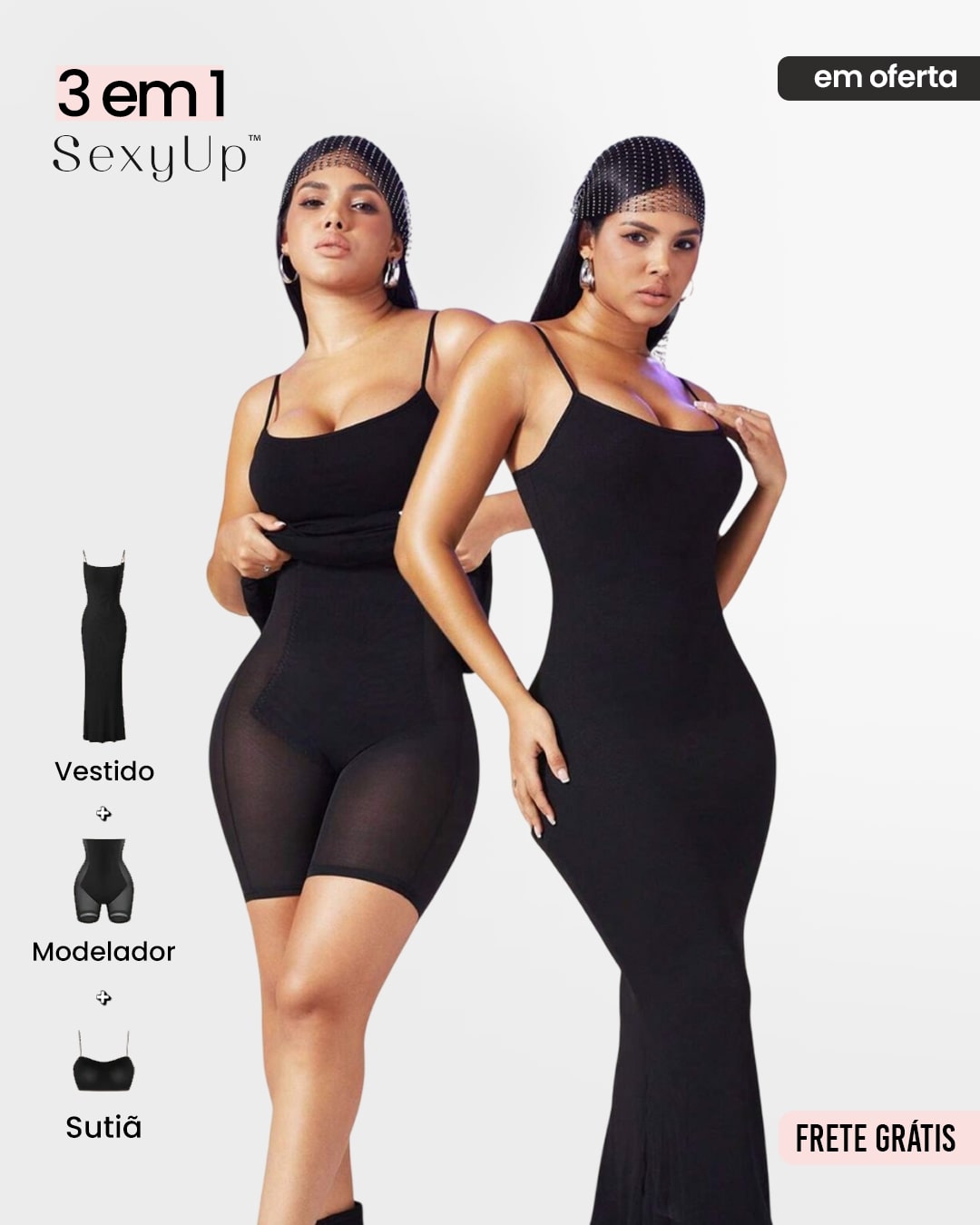 Vestido Modelador 3 em 1 - SexyUp™