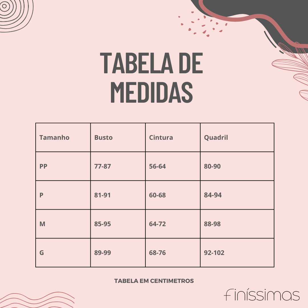 Tabela de Medidas